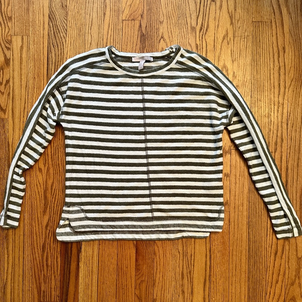 Forever 21 Striped Long Sleeve Top